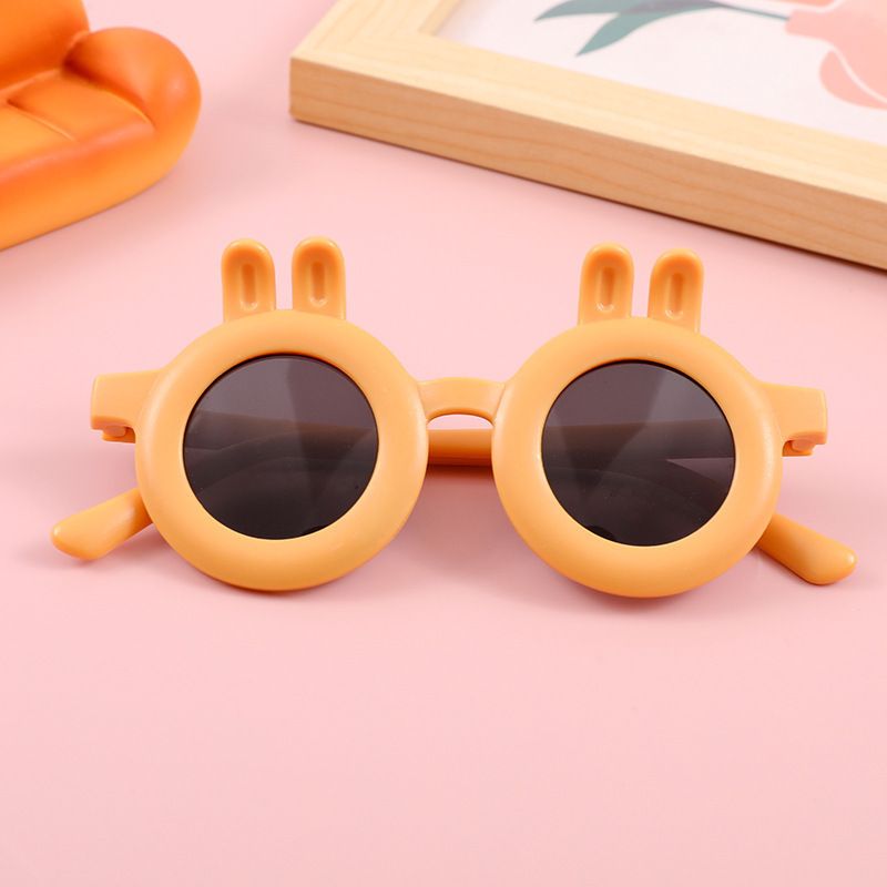 New Children's Bunny Sunglasses Fashion Children's Sunglasses Men and Women Baby Sunscreen Glasses Photo Toys
