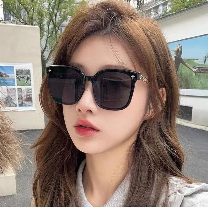 New Korean retro sunglasses, internet celebrity Instagram, trendy, fashionable, personalized, high-end, sunglasses, high-end