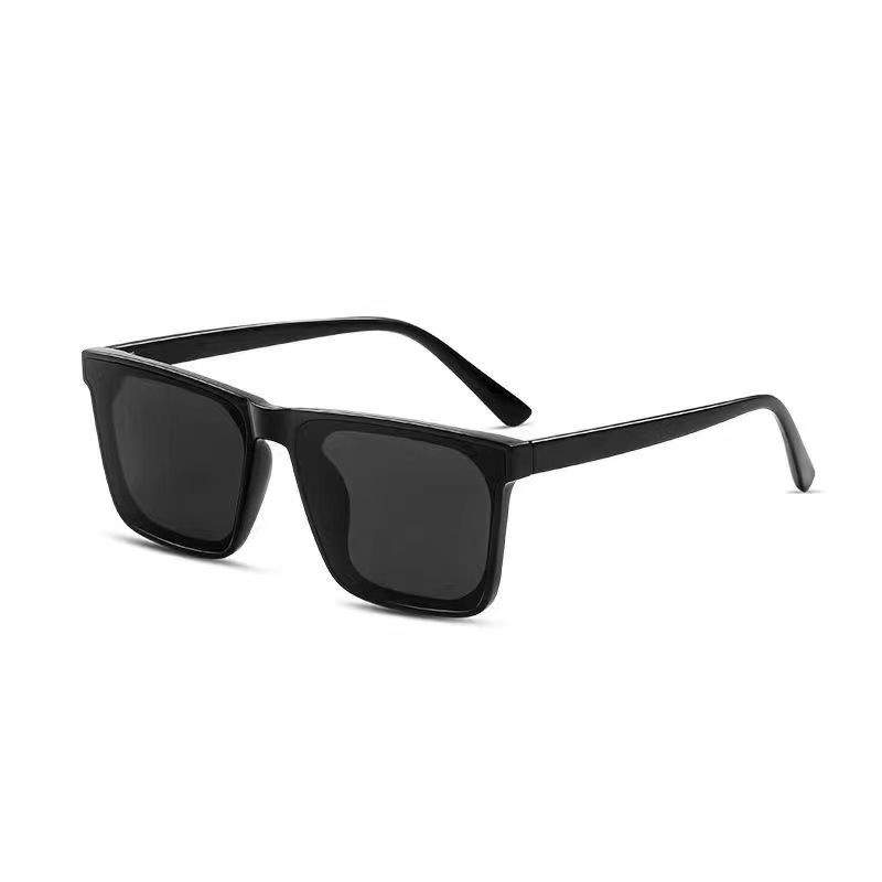 Men driving anti ultraviolet new fashion driving Tiktok net red same sunglasses concave shape