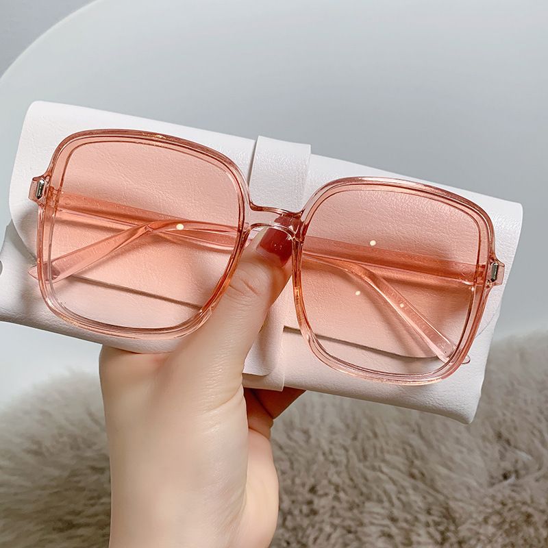 New Rice Nail Square Sunglasses Gradient Sunglasses for Women, Trendy UV Resistant Retro Sunglasses