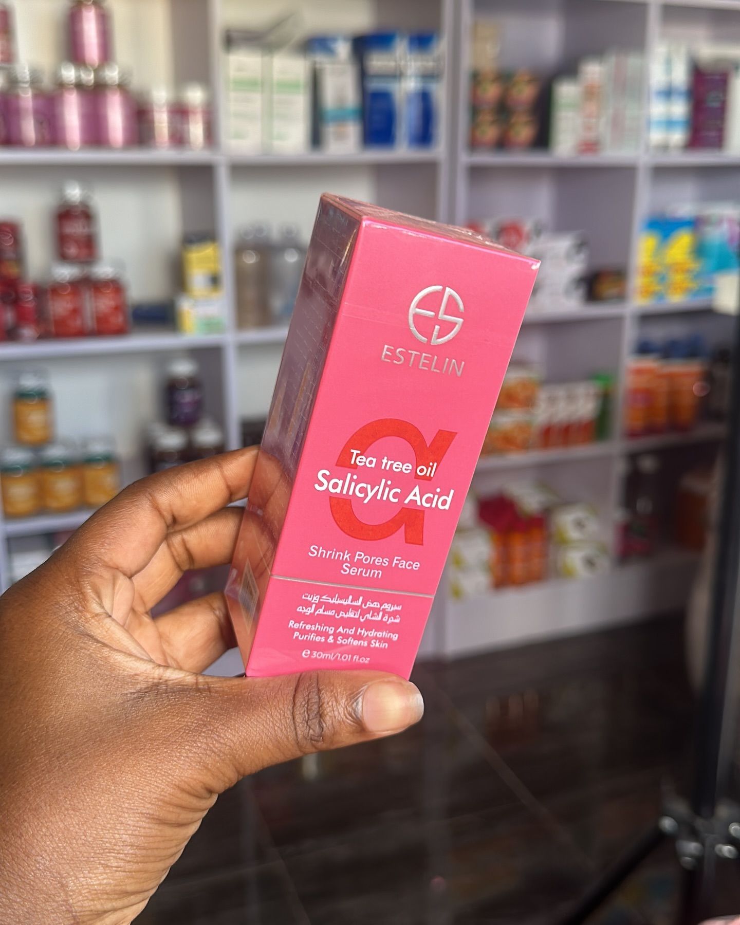 2 Packs Estelin Tea Tree Oil & Salicylic Acid Serum 30ml X 2 Control Excessive Oil Clears Clogged Pores Refreshing And Hydrating Purifies And Softens Skin Face Serum