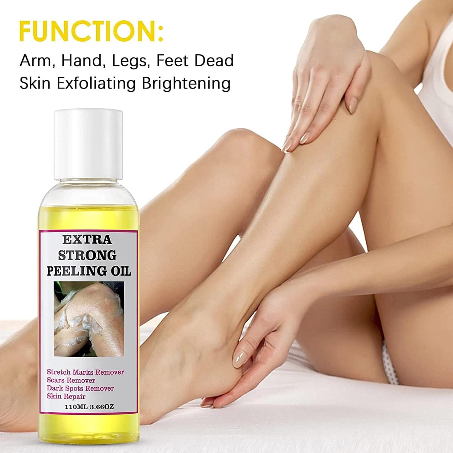 2 Packs Dr Davey Skin Peeling Oil | Safe Yellow Peeling Oil Extra Strength,Strong Peeling Oil for Skin Brightening Moisturizing, Removes Dead Skin Cells 118ml X 2