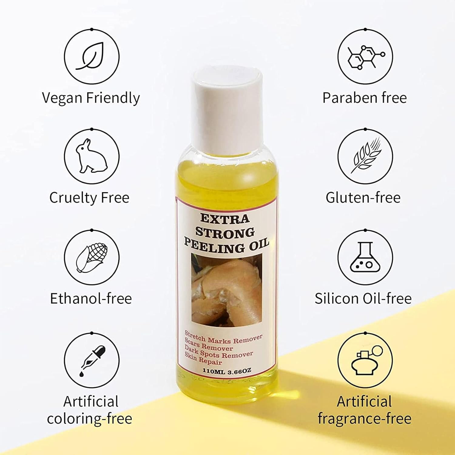 2 Packs Dr Davey Skin Peeling Oil | Safe Yellow Peeling Oil Extra Strength,Strong Peeling Oil for Skin Brightening Moisturizing, Removes Dead Skin Cells 118ml X 2