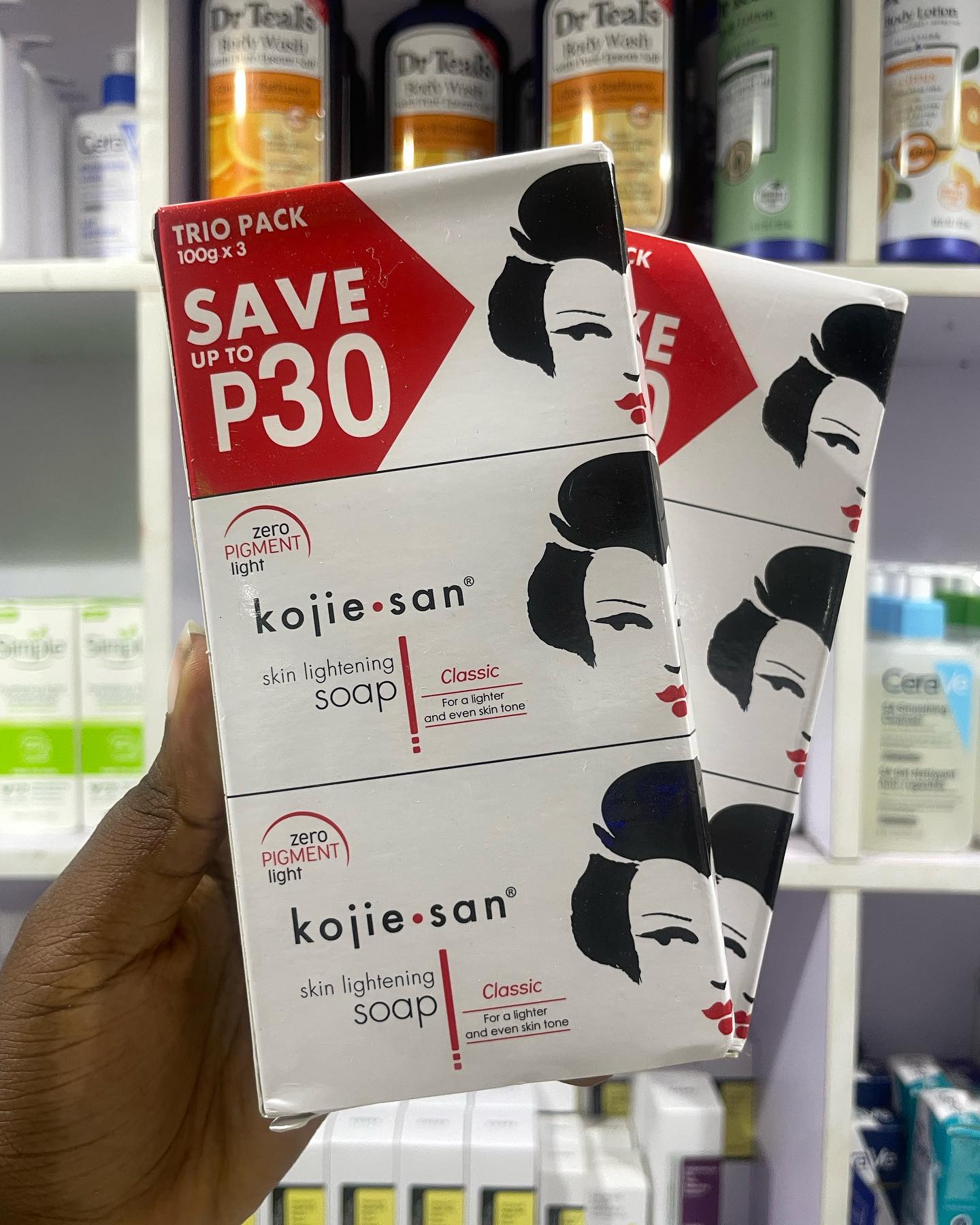 3 Packs Kojie San Original Kojic Acid Skin brightening & Lightening Soap for Men and Women orange flavour (65g Bars- Pack of 3) Philippines Imported  Dermatologically Tested Paraben Free