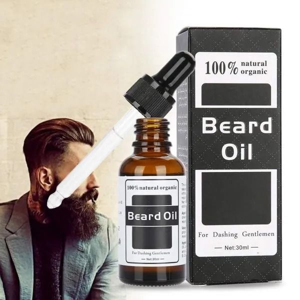 100% Natural Organic Beard Oil For Dashing Premium Beard Oil for Effortless Grooming, Growth, and Nourishment Natural Organic Ingredients  30ml Bottle Of Beard Oil