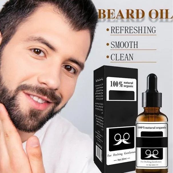 100% Natural Organic Beard Oil For Dashing Premium Beard Oil for Effortless Grooming, Growth, and Nourishment Natural Organic Ingredients  30ml Bottle Of Beard Oil