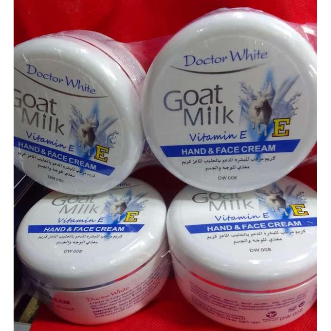 Doctor White Goat Milk Hand And Face Cream With Vitamin E-Original Suitable Skin Type Whitening Cream Moisturizing Doctor White Goat Milk Hand And Face Cream
