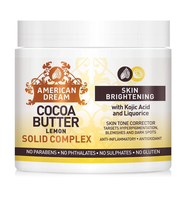 American Dream Cocoa Butter Lemon Cream With Lemon Oil & Vitamin E 500ml American Dream Cocoa Butter Lemon Cream With Lemon Oil & Vitamin E 500ml American Dream Cocoa Butter Lemon Cream With Lemon Oil