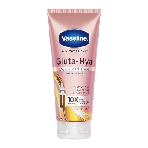 3 Packs Vaseline Set Daily Brightening Even Tone Body Lotion + Oil + Serum  for Glowing Skin, with Vitamin B3 & Triple Sunscreens - 400ml For Radiant Looking Skin in 2 Weeks Vaseline Body Lotion