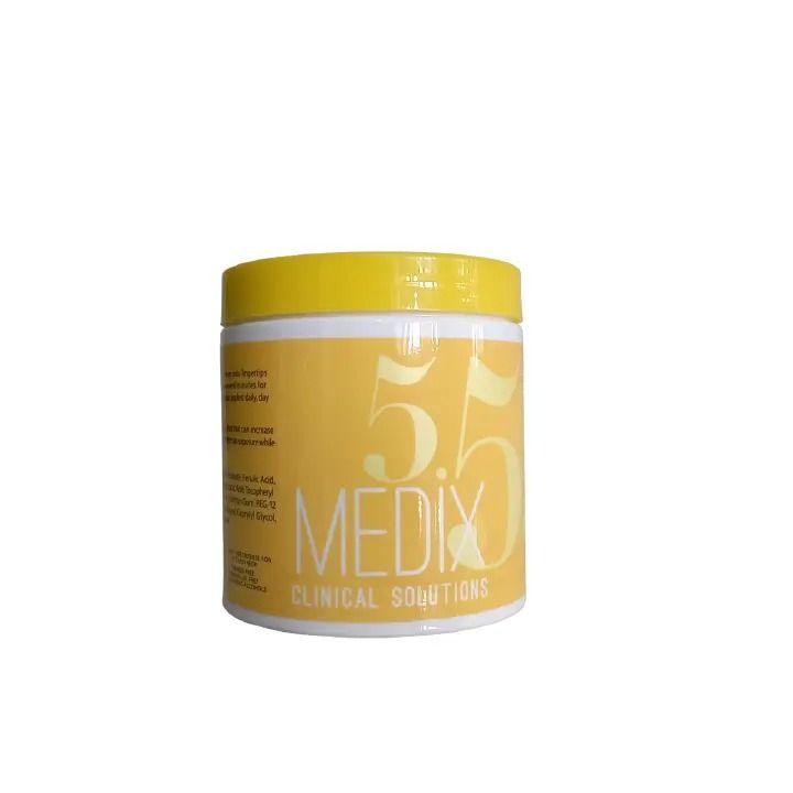 2 Packs Medix 5.5 Lotion + Cream  VITAMIN C, GINGER & GINSENG BODY CREAM Anti-Aging, & Anti-Dark Spots Firming & Brightening Body Cream Moisturizes Removes Wrinkles & Dark Spots 500ml Body Creams