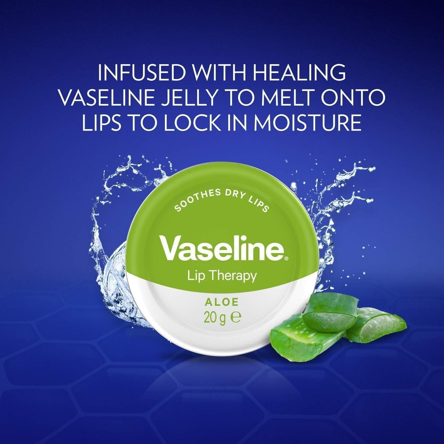 Vaseline Lip Therapy Premium Lip Balm – Deep Moisture & Protection for Dry, Chapped Lips, Pure Petrolatum Formula with Shea-Butter & Vitamin E, Travel-Size Tin/Stick for Men & Women