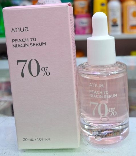 Anua Peach 70 Niacin Serum 70% 30ml | Brightening & Hydrating Face Serum, Peach Extract & Niacinamide Formula, Evens Skin Tone, Reduces Dark Spots, Lightweight Korean Skincare