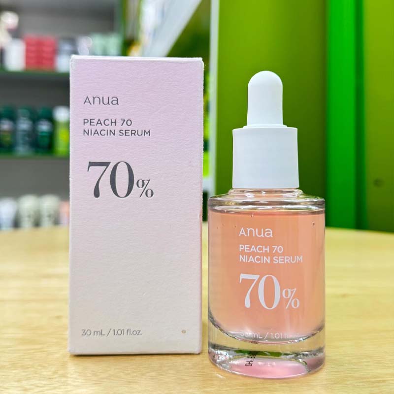 Anua Peach 70 Niacin Serum 70% 30ml | Brightening & Hydrating Face Serum, Peach Extract & Niacinamide Formula, Evens Skin Tone, Reduces Dark Spots, Lightweight Korean Skincare