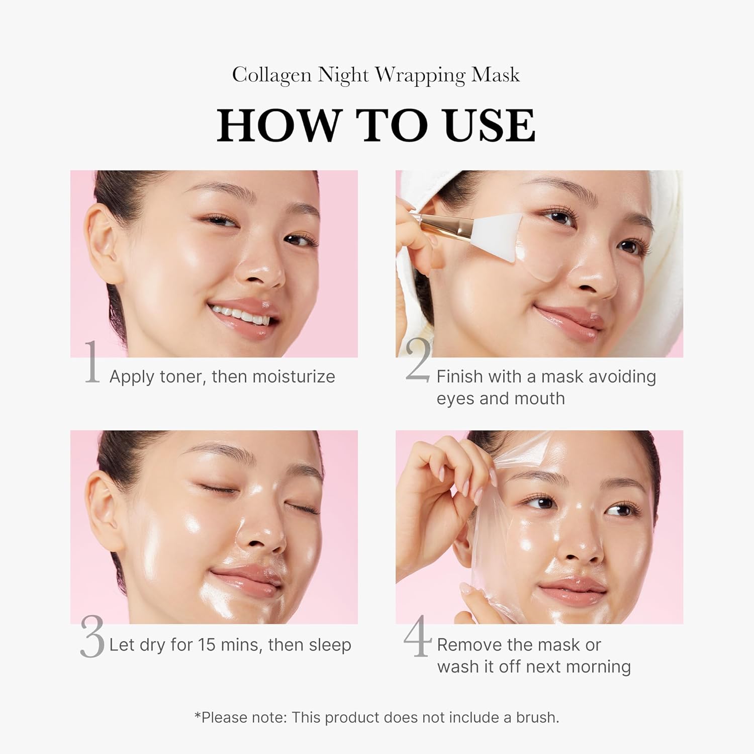 Medicube Collagen Night Wrapping Mask 75ml | Overnight Firming & Moisturizing Sleeping Mask, Collagen Extract, Niacinamide & Ceramide NP, Improves Elasticity, Smooth Plump Skin While You Sleep