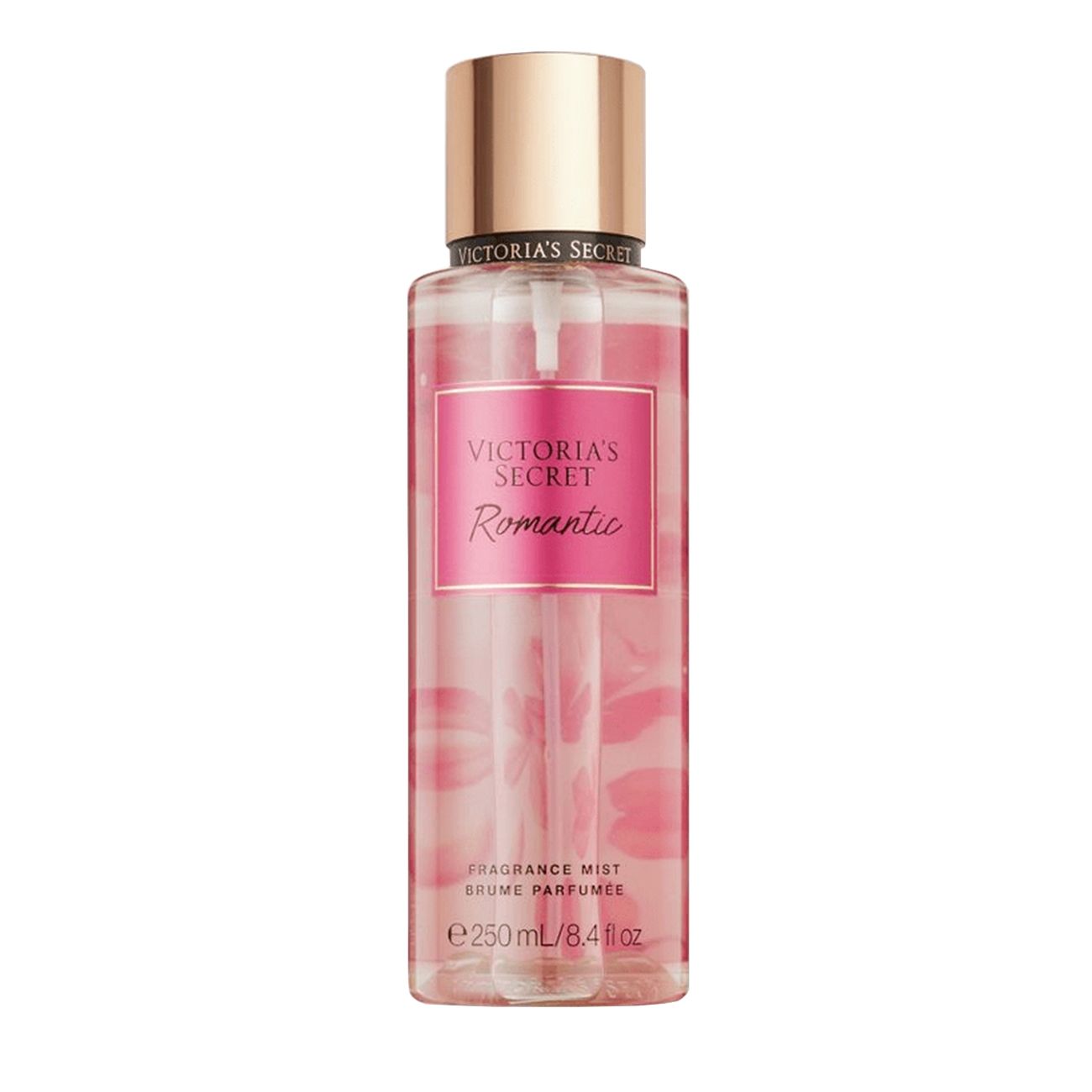 Victoria’s Secret Romantic Fragrance Mist 250ml Long Lasting Women Body Spray Floral Sweet Scent Perfume Mist Refreshing Daily Body Splash Light Luxury Ladies Perfume Gift for Women