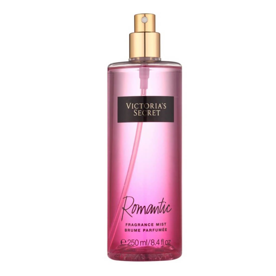 Victoria’s Secret Romantic Fragrance Mist 250ml Long Lasting Women Body Spray Floral Sweet Scent Perfume Mist Refreshing Daily Body Splash Light Luxury Ladies Perfume Gift for Women