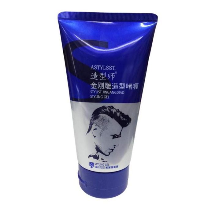 Astylsst Hair Styling Gel Strong Hold Long Lasting Wet Look Men Hair Wax Non Greasy Professional Barber Styling Gel For All Hair Types Easy Wash Anti Frizz Hair Grooming Gel 150ml