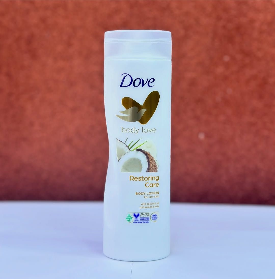 Dove Body Love Restoring Care Body Lotion With Coconut Oil And Almond Milk Deep Moisturizing Lotion For Dry Skin Long Lasting Hydration Smooth Soft Skin Fast Absorbing Non Greasy 400ml