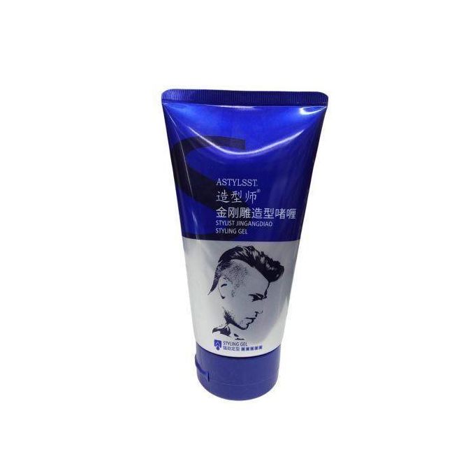 Astylsst Hair Styling Gel Strong Hold Long Lasting Wet Look Men Hair Wax Non Greasy Professional Barber Styling Gel For All Hair Types Easy Wash Anti Frizz Hair Grooming Gel 150ml
