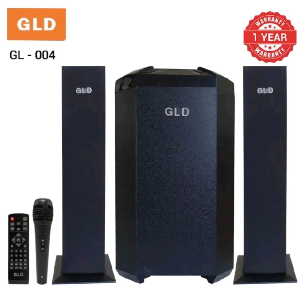 Gld HI-FI HOMETHEATRE SPEAKER SUBWOOFER SYSTEM-BT/FM.