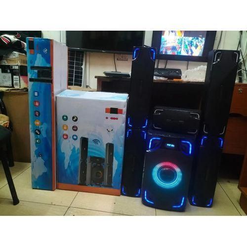 Nobel NB-2080 Tall Boy 5.1CH Home Theater System – 55,000W PMPO Bluetooth/USB/FM Multimedia Speaker System
