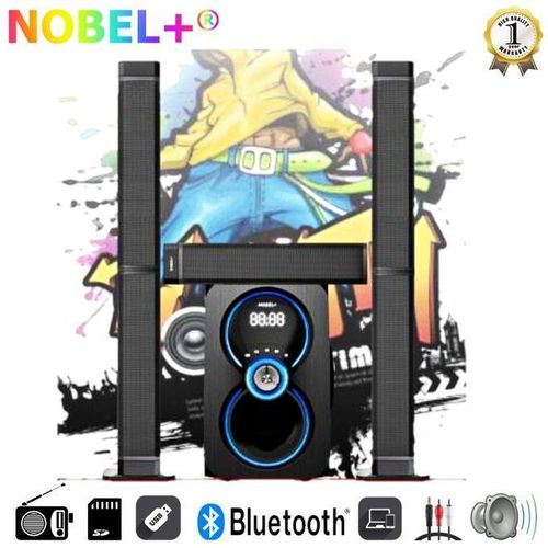 Nobel NB-2050 5.1CH 55000W PMPO Tall Boy Home Theatre System With USB/SD/FM/BT/AUX