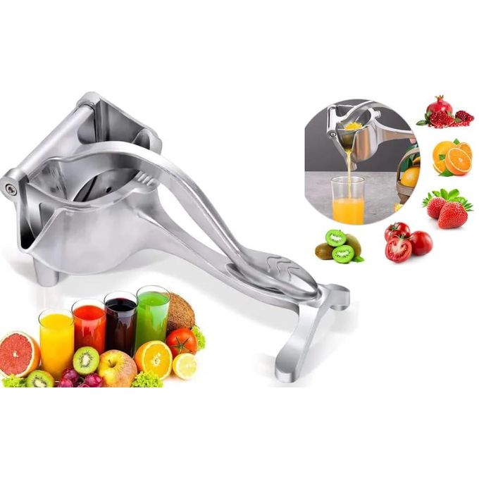 Aluminum Steel Manual Fruit Juicer Hand juicer, Instant Vegetables & Fruit Mixer Orange, Watermelon, Lemon Squeezer, Hand Press Juice Machine For Home