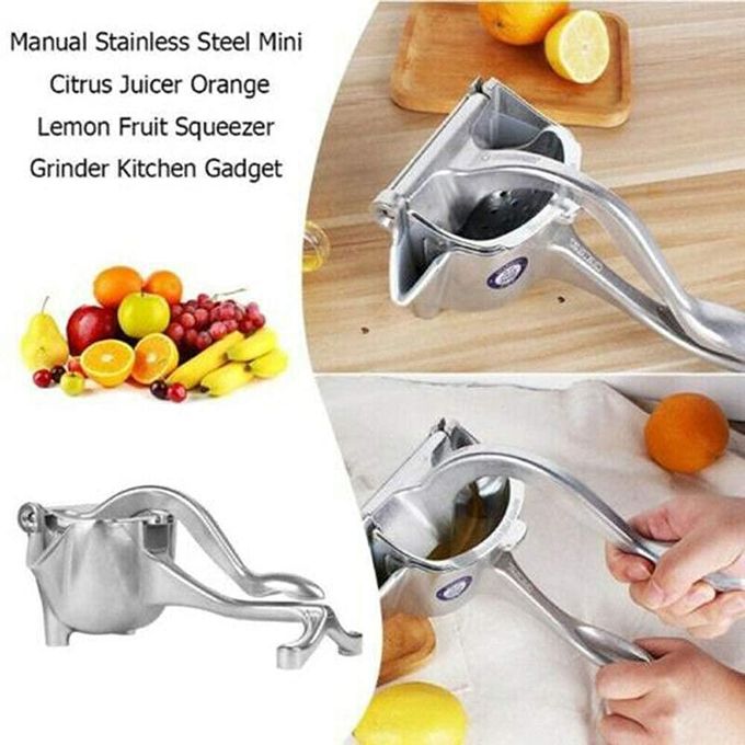 Aluminum Steel Manual Fruit Juicer Hand juicer, Instant Vegetables & Fruit Mixer Orange, Watermelon, Lemon Squeezer, Hand Press Juice Machine For Home