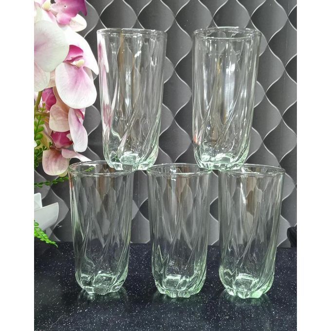 Nice One 6pcs 387ml High Quality Classy Whiskey Wine Water Glass (BYD-29 GLASS CUP). Perfect for red or white wine