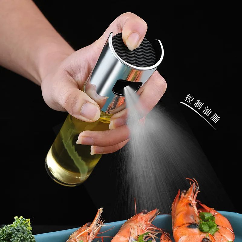 Oil Spray Bottle Salad BBQ Kitchen Baking Roasting Cooking Glass Olive Oil Sprayer For Cooking