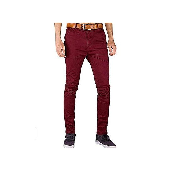 5 Pack Men’s Soft Khaki Pants – Premium Slim Fit Casual and Official Trousers for Office, Business, Church and Everyday Wear in Assorted Colors with FREE Pair 2-Way Genuine Leather Belt