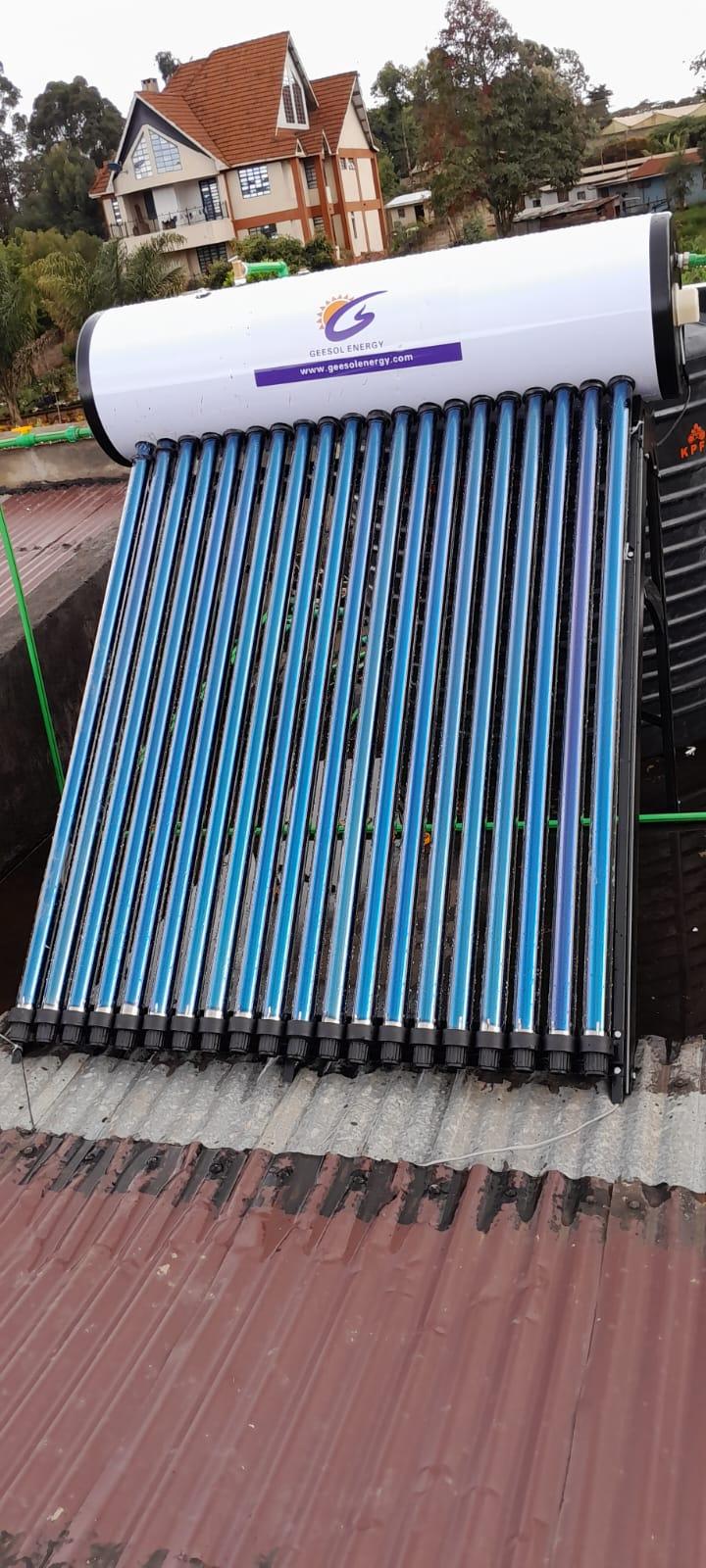 SOLAR WATER HEATERS 200LITRES NON PRESSURIZED