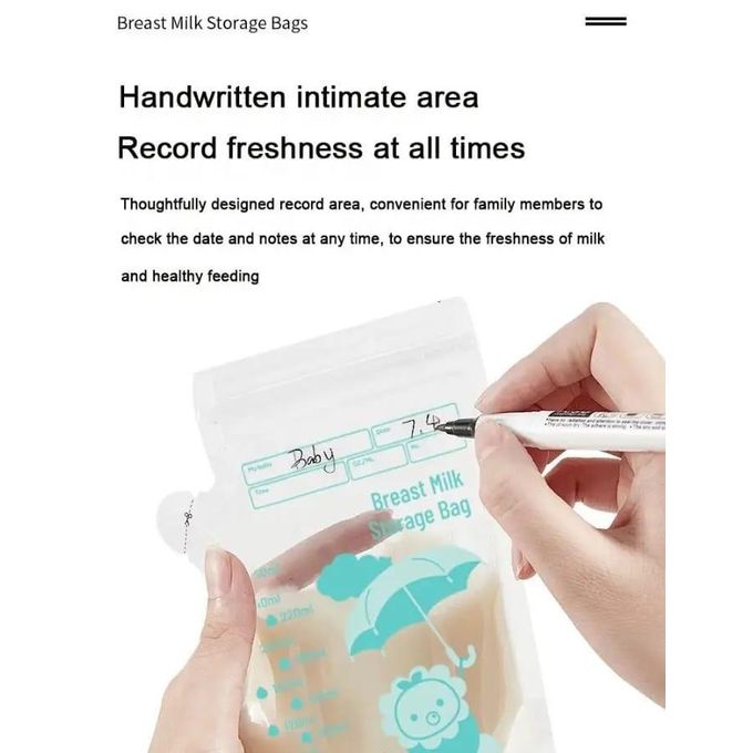 30pcs breast milk freezer bags