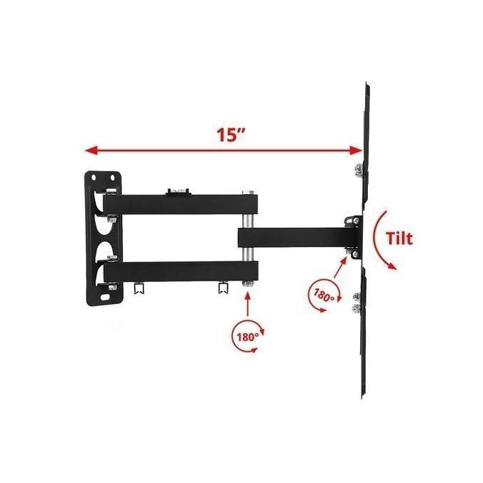 Home Design ROTATING 14"-55" TILT MOVING WALL MOUNT BRACKET