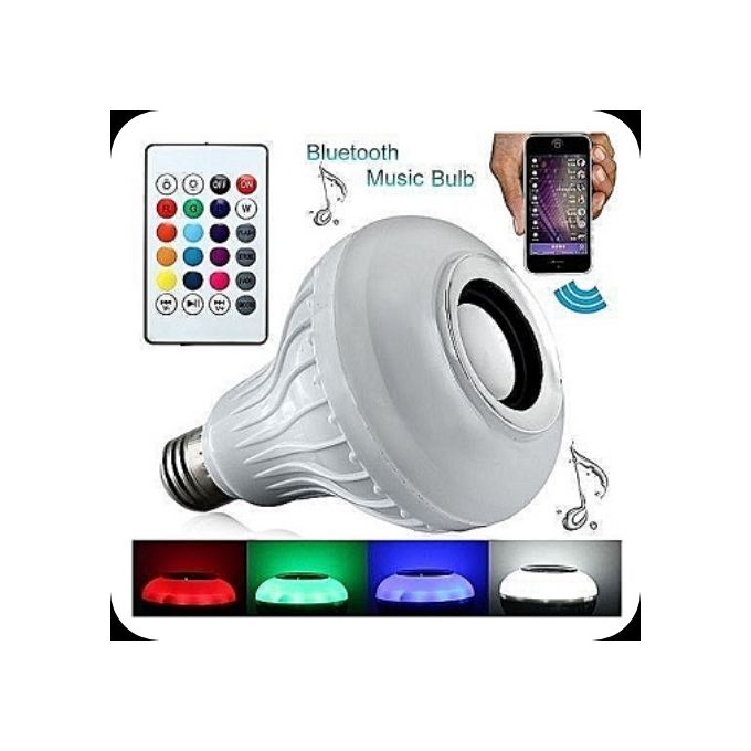 Led Music Bulb With Bluetooth Multi Colour Speaker