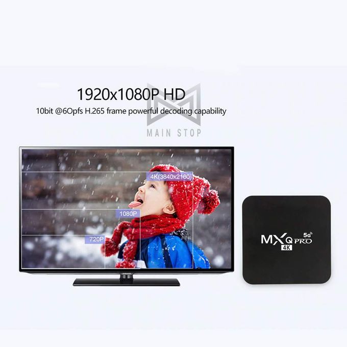 Mxq Smart - 4K Android 10 TV Box Android Tv Box/Stick Youtube 1GB Ram 8GB Rom