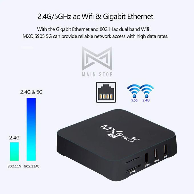 Mxq Smart - 4K Android 10 TV Box Android Tv Box/Stick Youtube 1GB Ram 8GB Rom