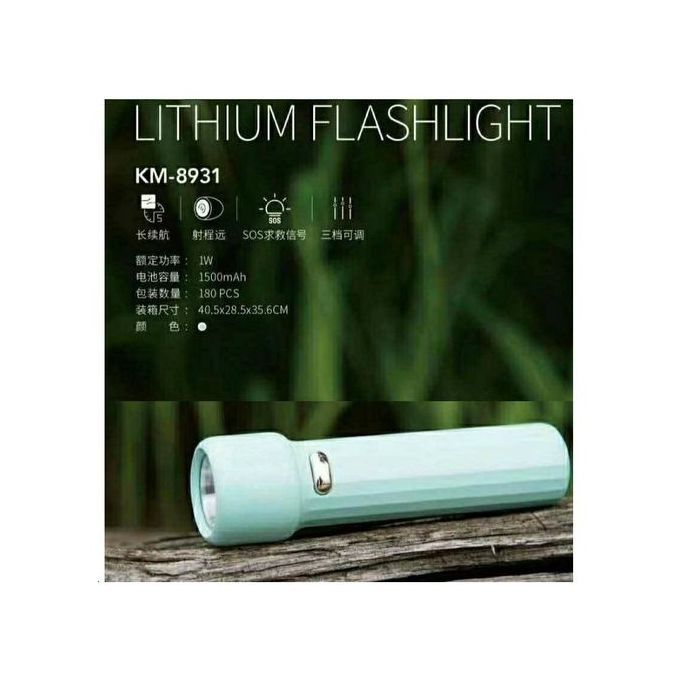 Kamisafe 3 Step Switch USB Rechargeable Portable Mini LED Flashlight Outdoor Torch