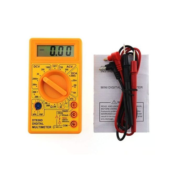 LCD Digital Multimeter Voltmeter ACDC Tester