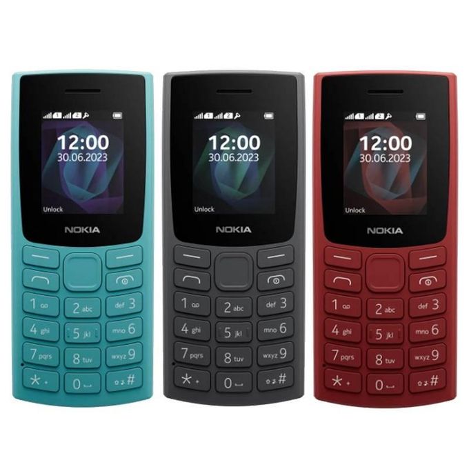 Nokia 105 (2023)- Original Nokia Phone 800 mAh 1.5" Dual SIM Cards Unlocked Cheap Durable Old Phone Classic Feature