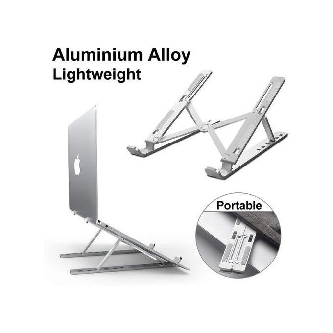 Adjustable Laptop Stand Foldable Aluminum Holder Riser for MacBook, Dell, HP, Lenovo, iPad & Tablets | Adjustable Laptop Stand Foldable Aluminum Holder Riser for MacBook, Dell, HP, Lenovo, iPad & Tabl