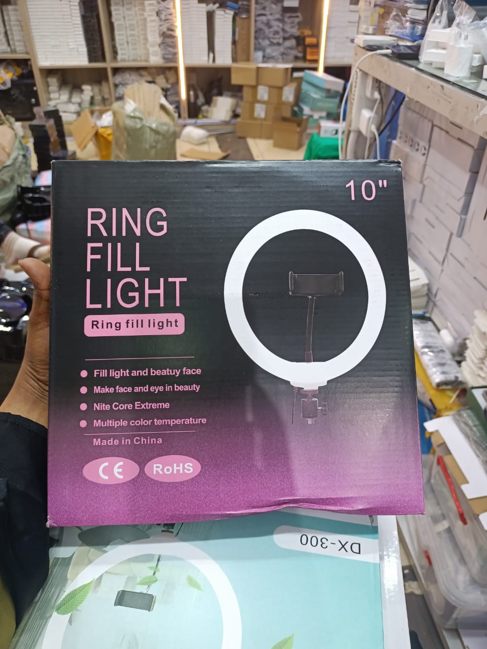 💫👌TRUSTED QUALITY 👌 *10" RING LIGHT WITH STAND fill light and beauty face make face and eye in beauty nite core extreme mutiple color temperature