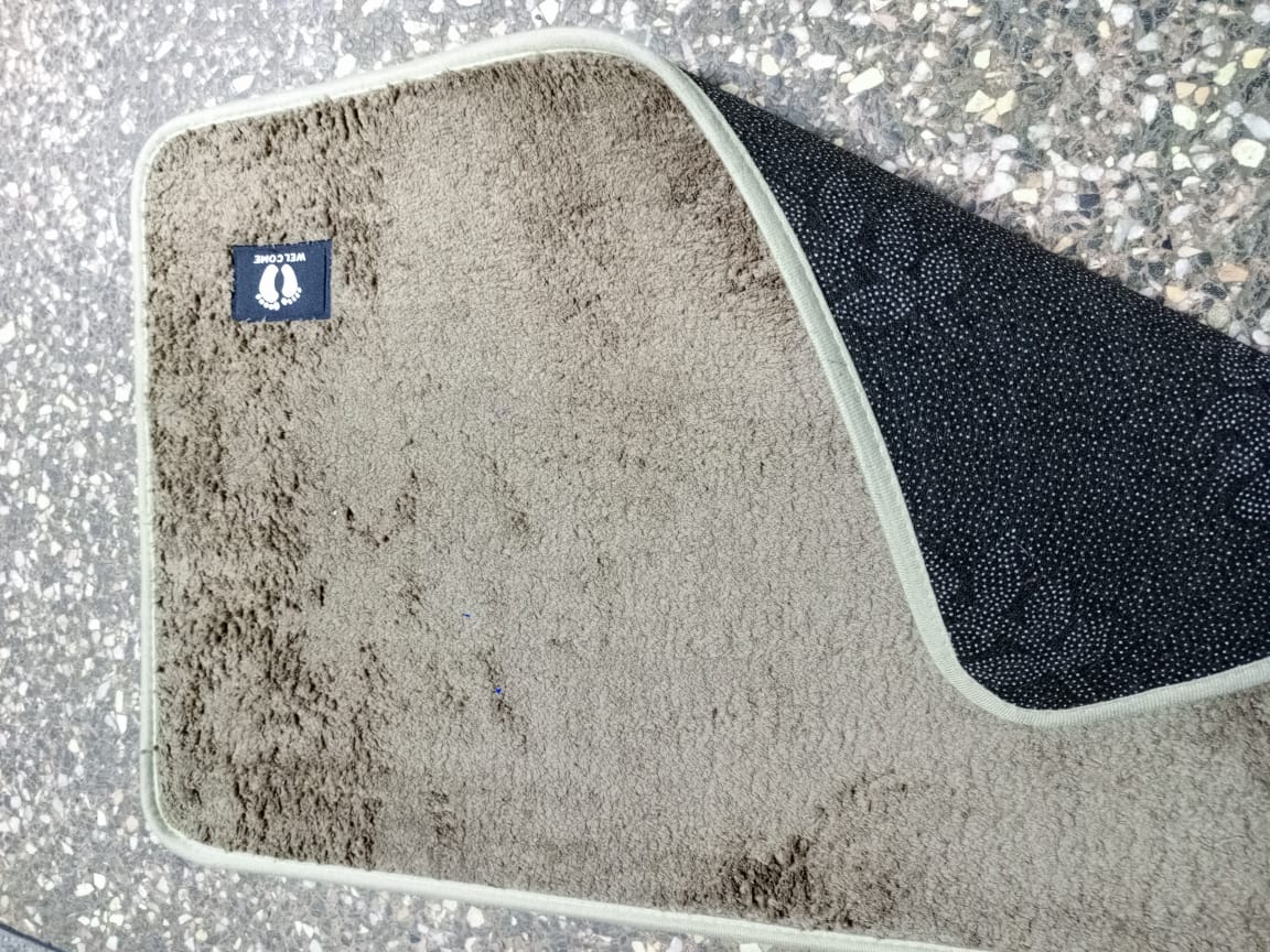 welcome doormat designed to keep your entryway clean and inviting. Made from high-quality material with a firm grip base, it effectively traps dirt and moisture while adding a warm, welcoming touch to