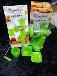 Signature Jumbo Juicer 🔥
Turn fresh fruits and veggies into tasty, nutritious juices in seconds with this powerful and reliable juicer—perfect for home kitchens, parties, and everyday healthy living!