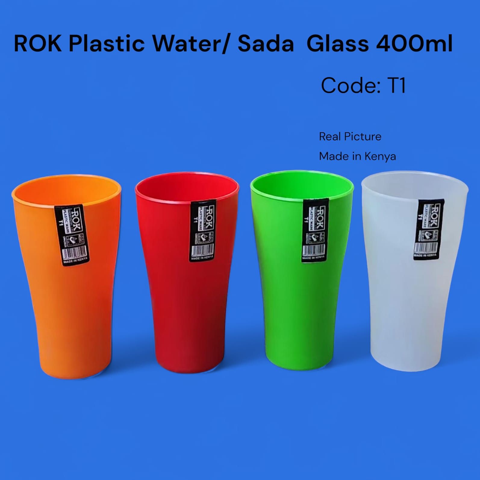 ROK PLASTIC CLEAR GLASS – 450ML (6PCS SET)
Serve your drinks in style with these clear, elegant plastic glasses.✅ Crystal-clear design – looks like real glass
✅ Strong & durable plastic material
✅ Foo