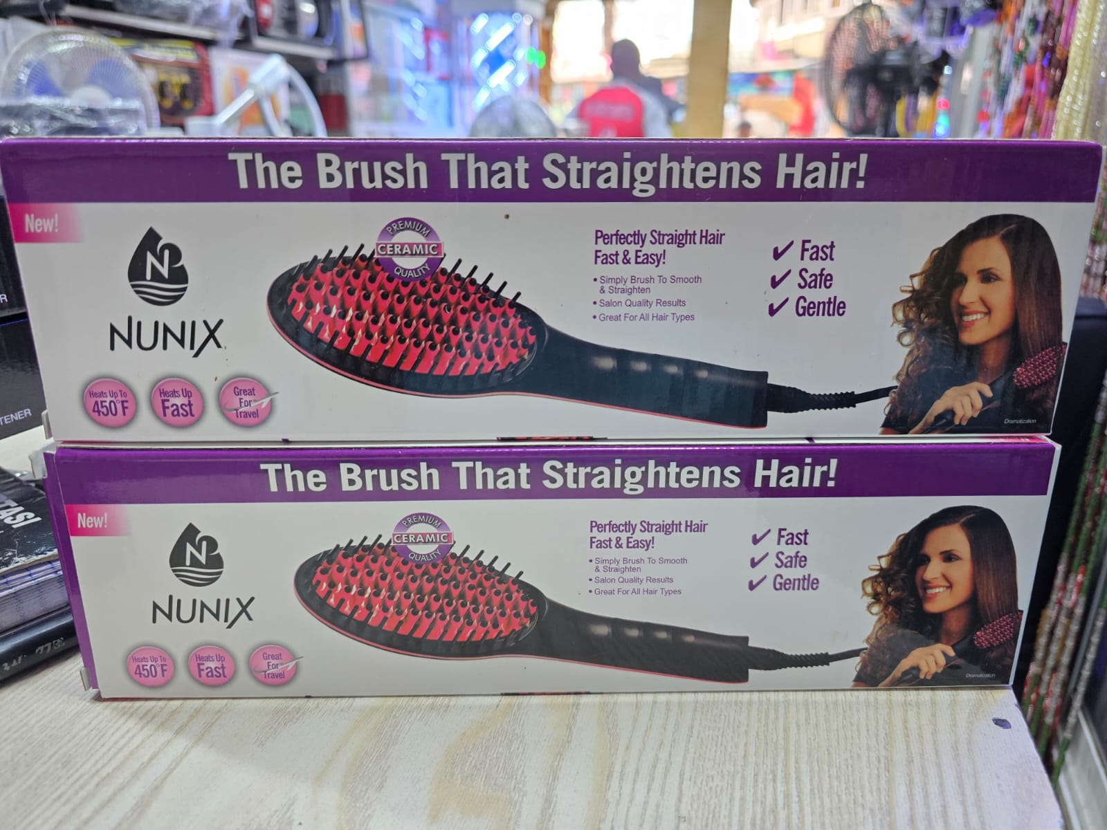 Straightening Brush – Fast & Easy Hair Styling! 🔥💁‍♀️
Get sleek, smooth hair in minutes with a straightening brush — a styling tool that combines the ease of a brush with the power of a flat iron. I