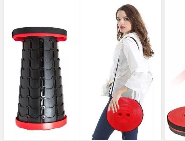 📌Price Drop❗️❗️Classy foldable stool available🔥🔥🥳Portable Retractable Stool Folding Stool⭕️Retractable stool⭕️. 1.Adjustable Height - The stool can be freely adjusted to your desired height, and i