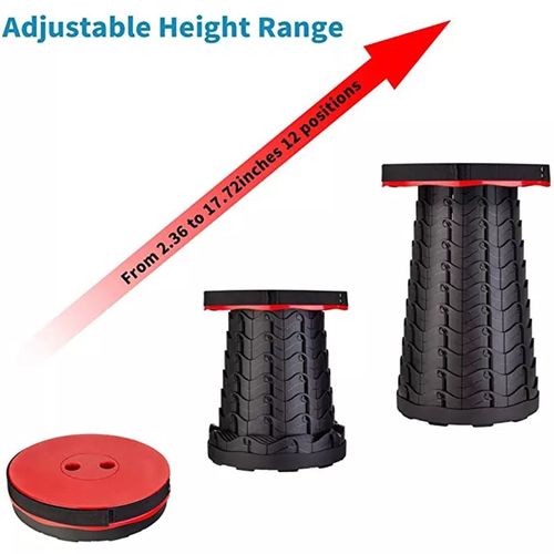📌Price Drop❗️❗️Classy foldable stool available🔥🔥🥳Portable Retractable Stool Folding Stool⭕️Retractable stool⭕️. 1.Adjustable Height - The stool can be freely adjusted to your desired height, and i