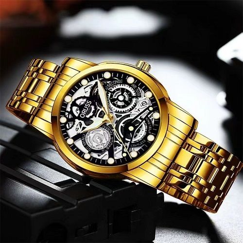 Large Dial Watches for Men Waterproof Mens Watch Calendar Fashion Business Watch