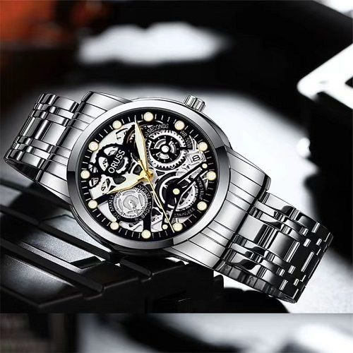 Large Dial Watches for Men Waterproof Mens Watch Calendar Fashion Business Watch